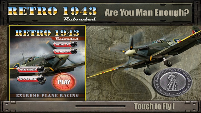 Retro 1943 Reloaded PRO - Normandy Ace Spitfire Flight Comma(圖1)-速報App