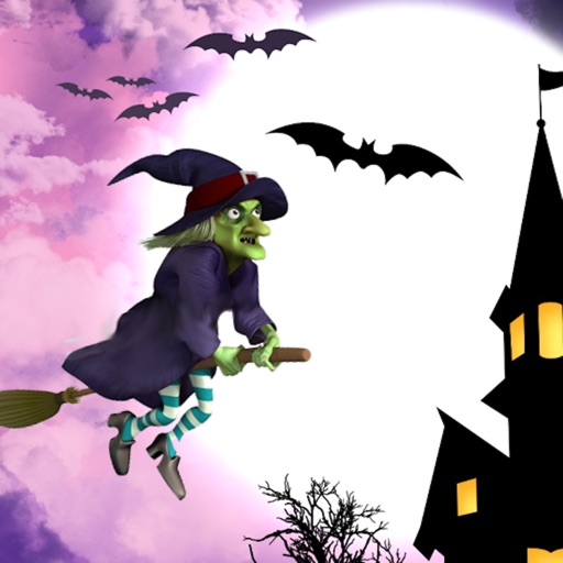 The Flying Witch - Halloween Game icon