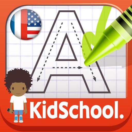 KidSchool : My first alphabet in English & French for iPad iOS App