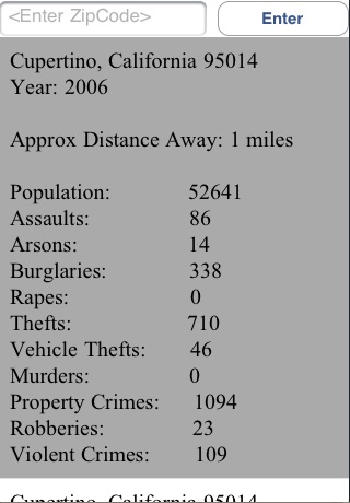 iCrime Local Statistics screenshot 2