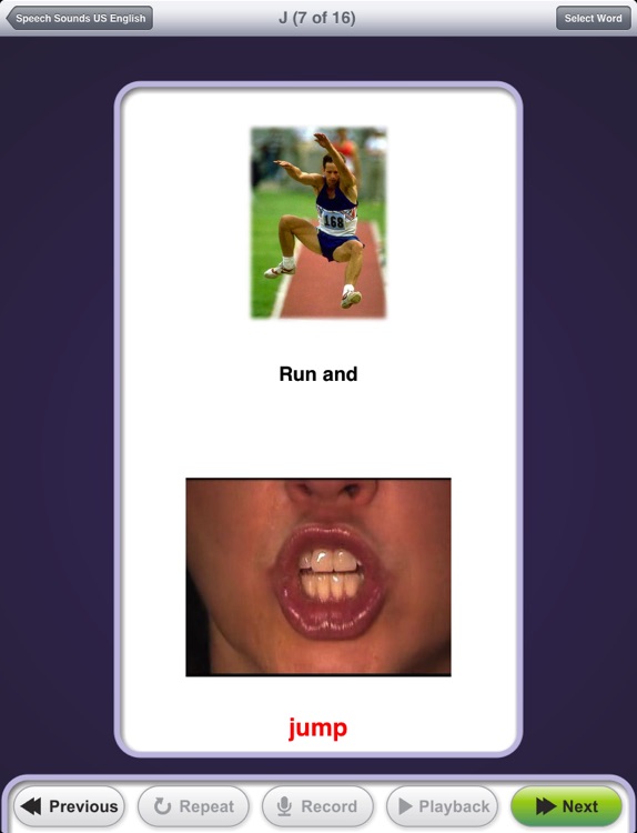 Speech Sounds on Cue for iPad (US English)