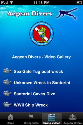 Aegean Divers - Santorini Greece screenshot 4
