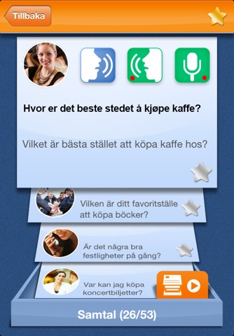 iSpeak Norwegian: Interactive conversation course - learn to speak with vocabulary audio lessons, intensive grammar exercises and test quizzes screenshot 4