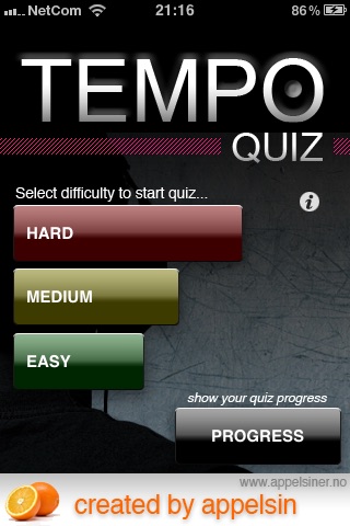 Tempo Quiz screenshot 2