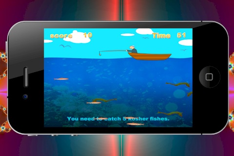 Kosher Fishing Game HD Lite screenshot 3