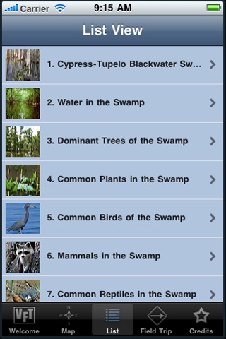 Swamp Forest Virtual Field Trip screenshot 4