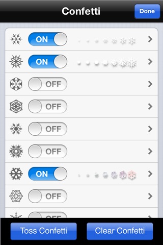 Snowflake ConfettiArt screenshot 4