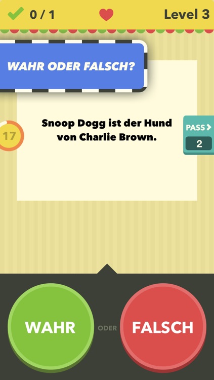 Wahr oder Falsch - Das Spiel