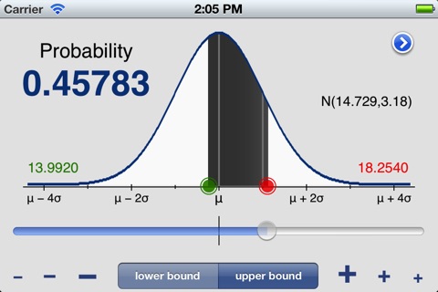 BellCurve: Normal Distribution Calculator screenshot 3