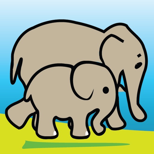 Preschool - Animals and their young - Pad Version iOS App