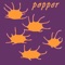 Popper was originally conceived as a game of popping bubbles but it was not good