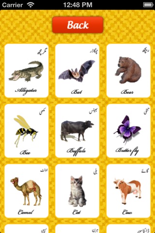 Learn Urdu Animals and Rhymes Kids Free screenshot 3