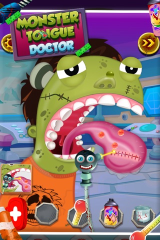Monster Tongue Doctor Cleaner, Dentist Fun Pack Game For kids, Family, Boy And Girls screenshot 4