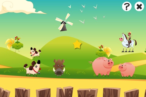 Animal game for children age 2-5: Learn for kindergarten, preschool or nursery school with farm animals screenshot 4