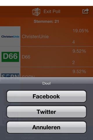Exit Poll NL screenshot 4