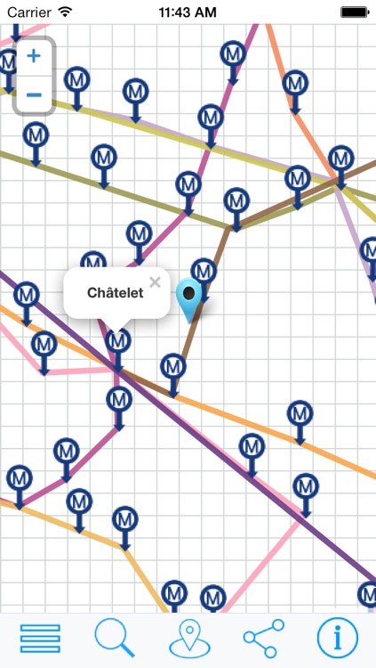 Paris Métro - transport offline map screenshot-3