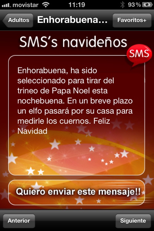 SMS Navidad felicitaciones gratis