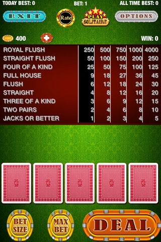 Hot Streaks Video Poker - Free screenshot 2