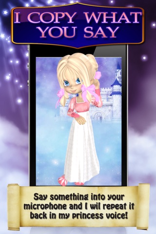 Sleeping Beauty Princess Diary Free - Fun Girl Talking App for iPhone & iPod Touch screenshot 3