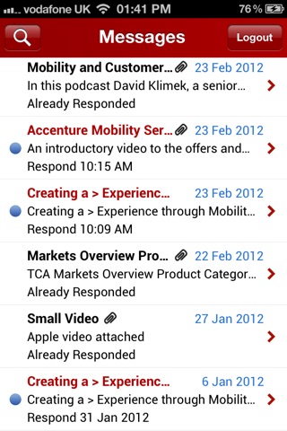 Accenture Secure Messenger screenshot 2