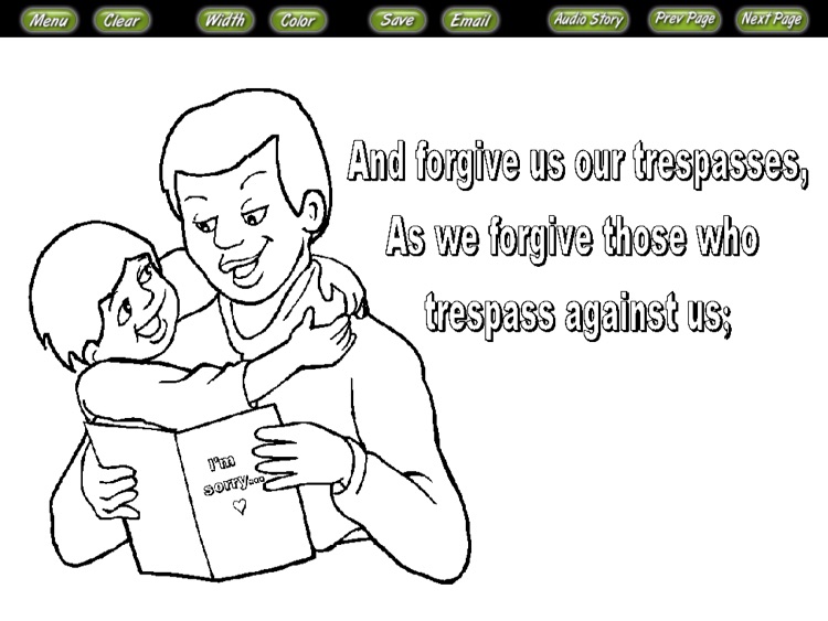 Download Bible Coloring Stories the Lords Prayer by Little Island Games