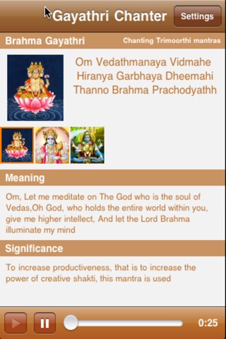 Gayathri Mantra Chanter screenshot 4