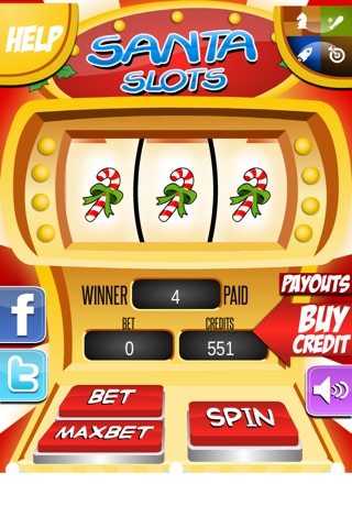 XMAS Santa Slots – Play and Spin the Christmas Casino Lucky Wheel to Win screenshot 2