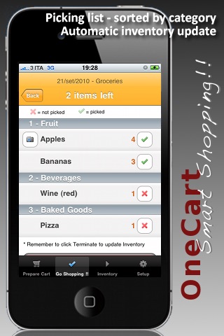 OneCart Lite (Shopping List with Dropbox) screenshot 2