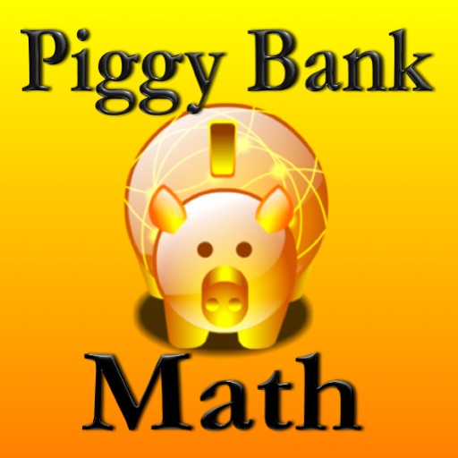 Piggy Bank Math Icon