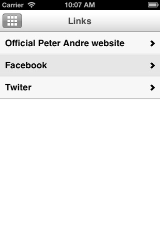 Peter Andre Official screenshot 2