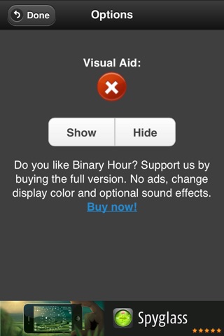 Binary Hour Lite screenshot 3