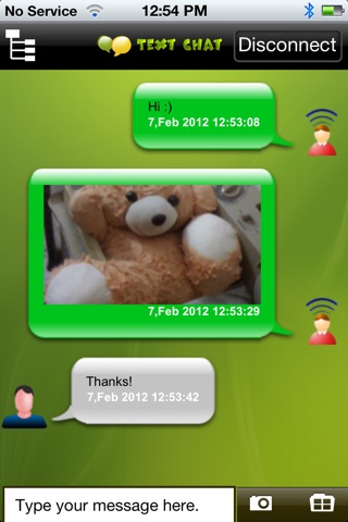 BlueTooth Text Chat screenshot 2