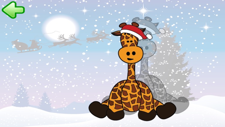 Puzzle: Christmas animals for toddlers screenshot-3