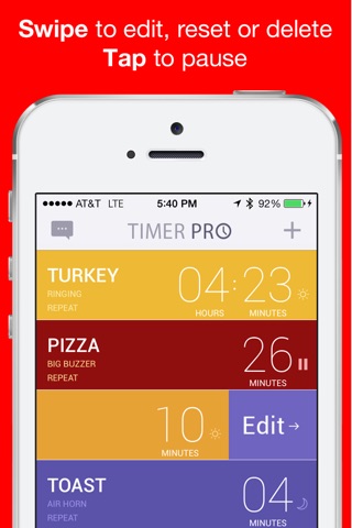 Timer Pro Countdown with Multiple Loud Alarm Timers for Everyday Cooking, Fitness, Timeout screenshot 2