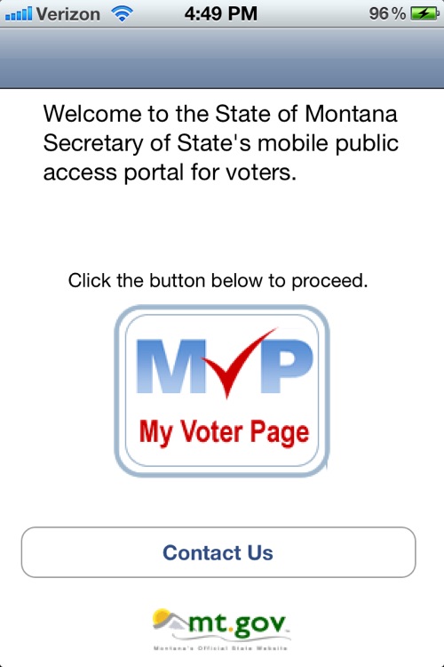 My Voter Page Montana