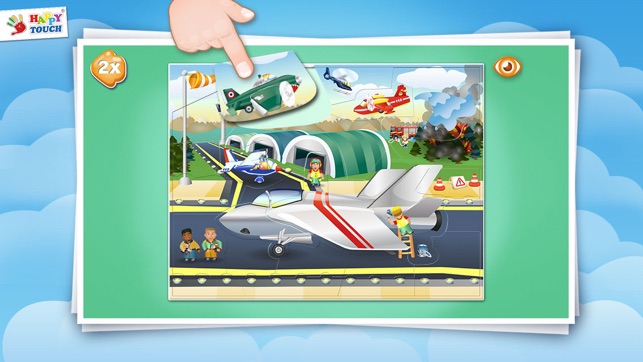 HappyTouch® Puzzle - Set 1 - Airport & Planes(圖3)-速報App