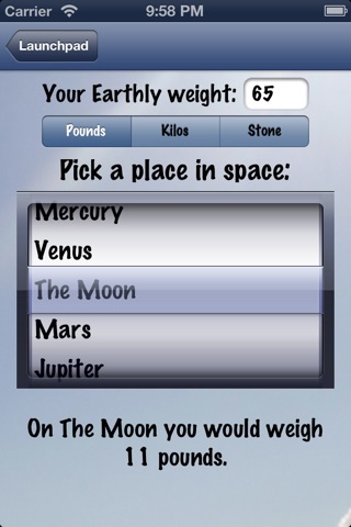 SpaceWeight screenshot 2