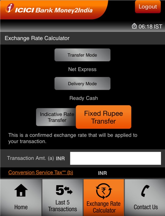 ICICI Bank-Money2India for iPad screenshot-4