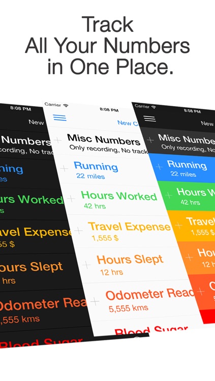 1Number Pro - Multipurpose Tracker, Number Keeper and Your Dashboard