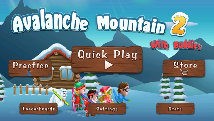 Avalanche Mountain 2 With Buddies - Extreme Multiplayer Snowboarding Racing Game