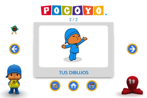 Coloring with Pocoyo and Friends, for iPhone screenshot 4