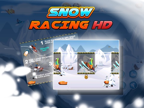Snow Racing HD Lite screenshot 3