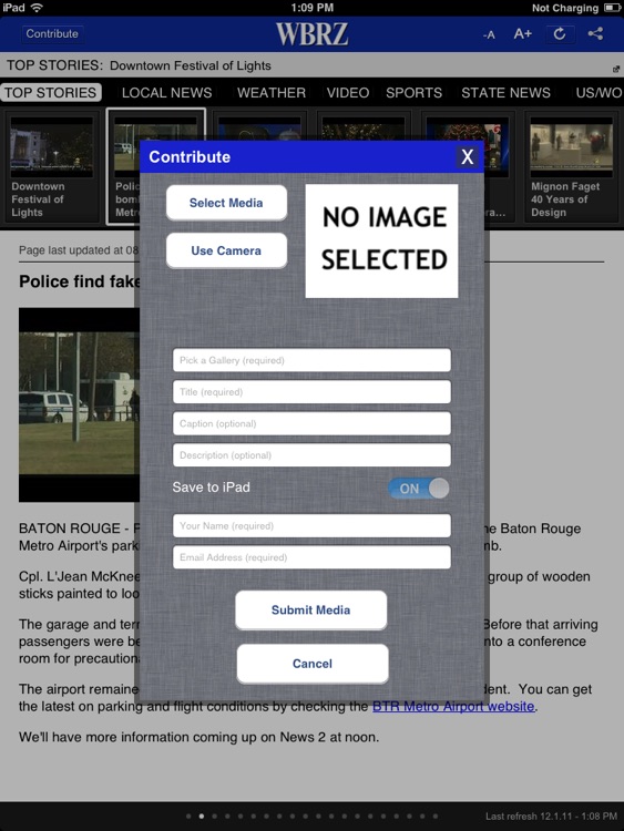 WBRZ for iPad