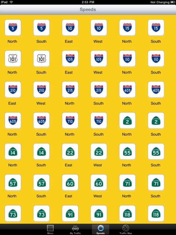California Traffic Report for iPad