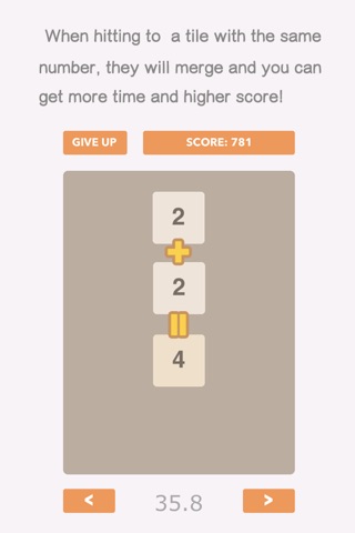 Falling2048(Another Game of 2048) screenshot 2