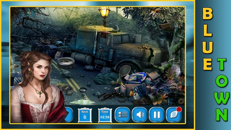 Hidden Object : Hidden Objects Blue Town