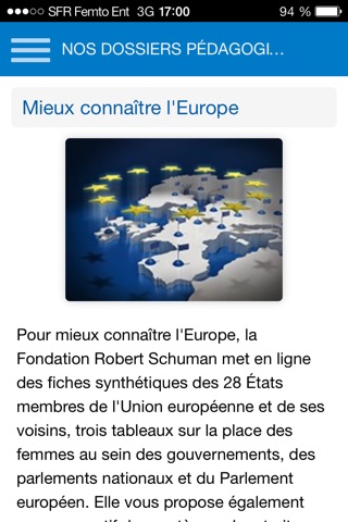 Fondation Robert Schuman screenshot 2