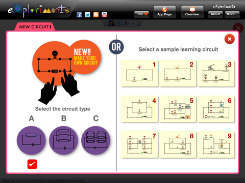 Exploriments: Electricity - Simple Electrical Circuits in Series, Parallel and Combination screenshot 2