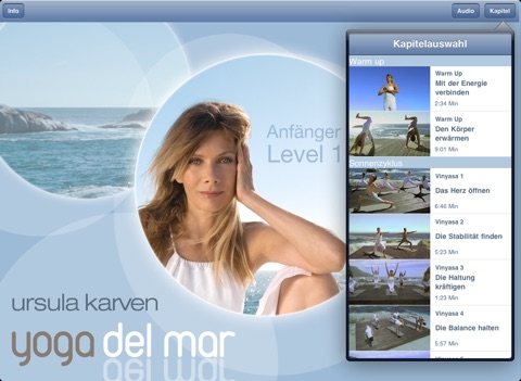 Ursula Karven - Yoga Del Mar (iPad) - (Anfängerkurs) screenshot 2