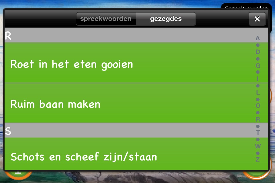 Spreekwoorden NL screenshot 4